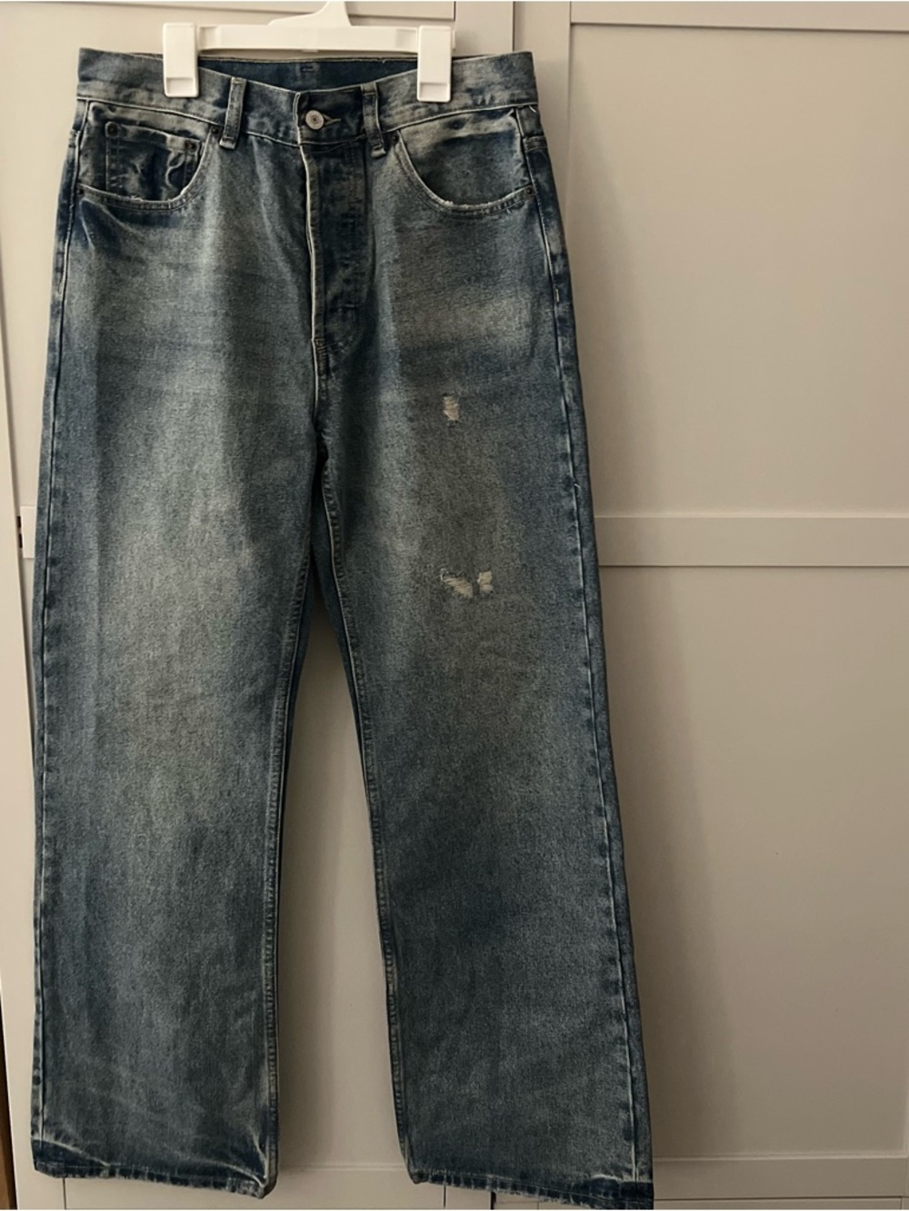Acne Studios dark wash Wide leg relaxed fit denim jeans